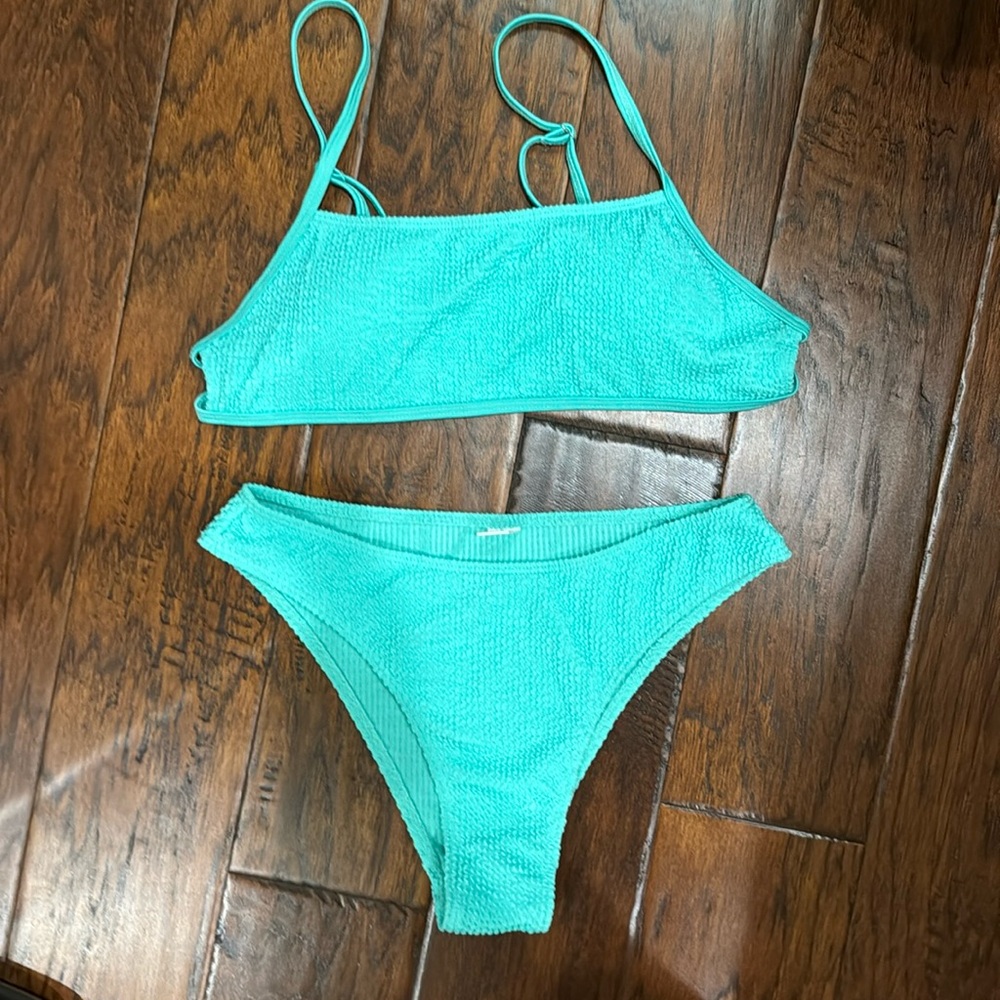 Mint green bikini